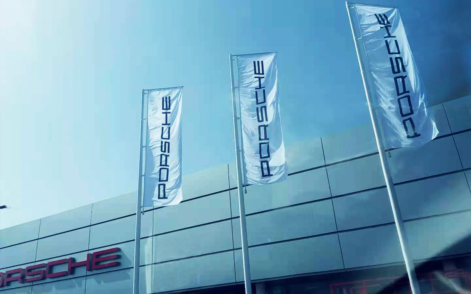 Flagbanner Porsche